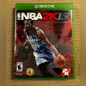 NBA 2K15 Xbox One Video Game Microsoft disc 2015 Kevin Durant Pharrell Williams
